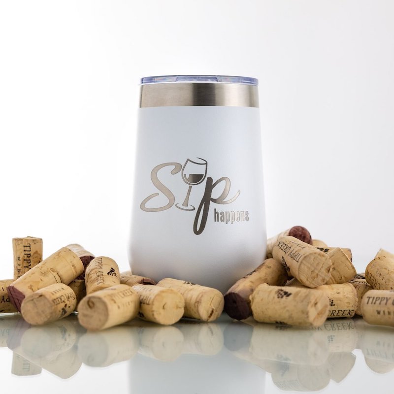 insulated wine tumbler