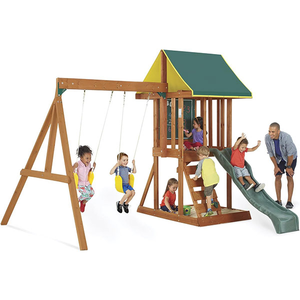 kidcraft-appleton-swing-set